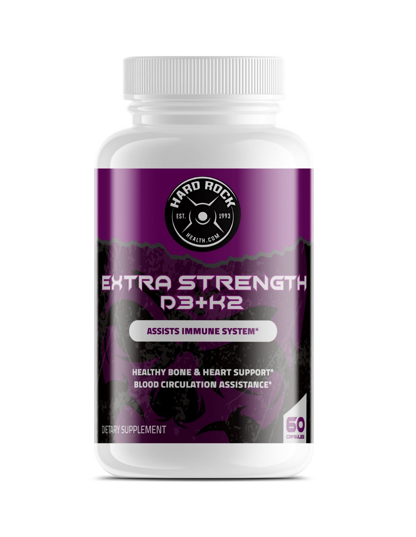 Vitamin D3+K2 for Extra Strength- 60 Capsules